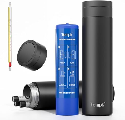 Diabetic Travel Case TSA Approved 1-3/1-6 Insulin Pen Travel Case 18Hours+/ 33Hours+ Medication Cooler for Travel FDA Registered with Ice Packs in Kuwait