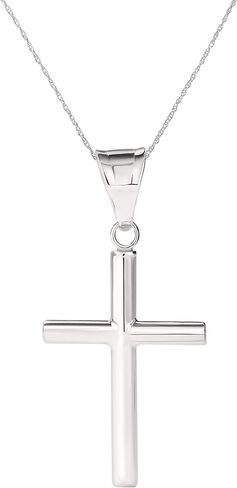 Amanda Rose Collection Petite 10K Yellow Gold Cross Pendant Charm- No Chain |Real 10K Gold Cross Charm in Saudi Arabia