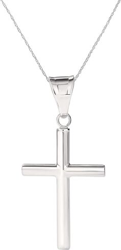 Amanda Rose Collection Petite 10K Yellow Gold Cross Pendant Charm- No Chain |Real 10K Gold Cross Charm in Saudi Arabia