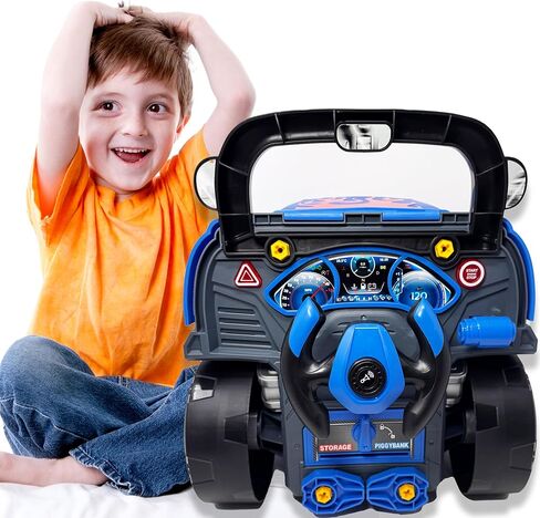 Interactive Large Truck Engine Toy for Kids – Complete Mechanic Repair Kit with Removable Parts, Lights, Sounds, Tools, Engine Builder for Kids in Kuwait