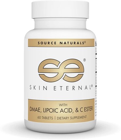 Source Naturals Skin Eternal Tablet with DMAE, LIPOIC Acid, & C Ester - 60 Tablets in Kuwait