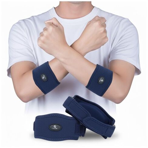 Fittest Pro Elbow Brace 2 Pack for Tennis & Golfer's Elbow Pain Relief in Kuwait