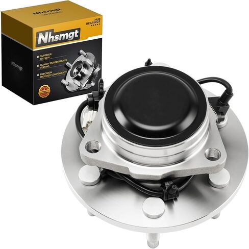 515054 Front Wheel Bearing Hub Compatible with RWD 99-04 Silverado 1500 Sierra 1500, 00-06 Tahoe Suburban 1500 Yukon Escalade, 02-06 Avalanche 1500, Express Savana 1500 2500 6 Lug with ABS 2pcs in Kuwait