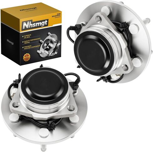 515054 Front Wheel Bearing Hub Compatible with RWD 99-04 Silverado 1500 Sierra 1500, 00-06 Tahoe Suburban 1500 Yukon Escalade, 02-06 Avalanche 1500, Express Savana 1500 2500 6 Lug with ABS 2pcs in Kuwait