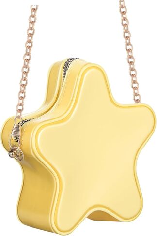 LIFKOME Star Crossbody Bag Kids Crossbody Purse Coin Wallet Baby Girl Cute Shopping Shoulder Bag with Removable Chain Strap in Kuwait
