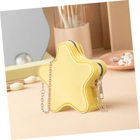 LIFKOME Star Crossbody Bag Kids Crossbody Purse Coin Wallet Baby Girl Cute Shopping Shoulder Bag with Removable Chain Strap in Kuwait