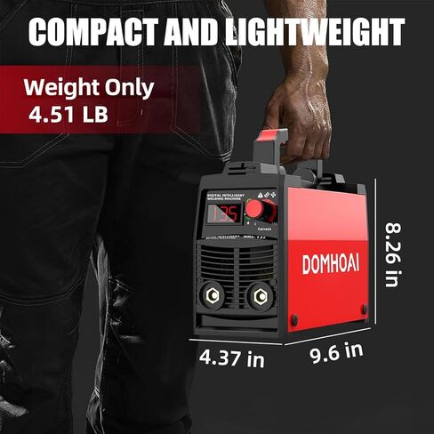 ماكينة لحام صغيرة بالعصا، ماكينة لحام TIG بقدرة 135 أمبير ARC/رفع مع تحكم تآزري، شاشة رقمية عاكسة IGBT، ماكينة لحام MMA محمولة 110 فولت مع بداية ساخنة، قوة قوس ومضادة للالتصاق in Kuwait