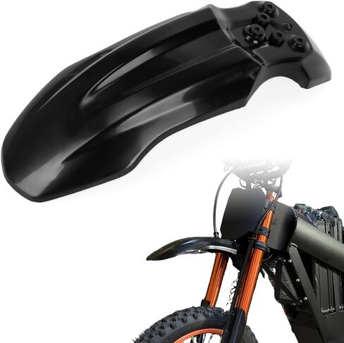 Motorcycle Front Wheel Mudguard, PSLER Dirt Bike Plastics Mud Guard, Crf50 Body Mudguard Kit for CRF50 Style 125CC Pit PRO Trail Dirt Bike, Black in Kuwait