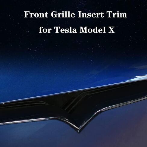 الشبكة الأمامية إدراج تقليم ل Tesla Model X 2016-2020 إكسسوارات خارجية ABS ABS in Saudi Arabia