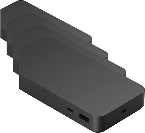 Microsoft Surface Thunderbolt Dock - High-Speed Docking Station with Thunderbolt™4 Ports, 2.5 Hour Laptop Charging, Dual 4K Monitor Support, 3 USB-C and 3 USB-A Ports, 2.5G Ethernet, 3.5mm Audio Jack in Kuwait