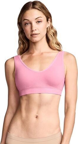 Jockey Women's Bra Seamfree Cotton Blend Light Light Support Bralette in Saudi Arabia