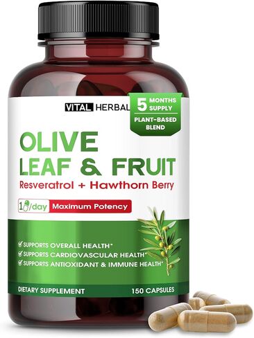 يدعم الفاكهة والورق العضوية العشبية الحيوية مع كبسولات توت الزعرور - 150 كبسولة - الصحة العامة ومضادات الأكسدة والمناعة - المصنوعة في الولايات المتحدة الأمريكية in Kuwait