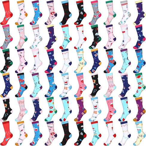 Shinymoon 60 Pairs Teacher Socks Gifts for Teachers Appreciation Funny Novelty Socks If You Can Read This Socks(Funny Style) in Kuwait