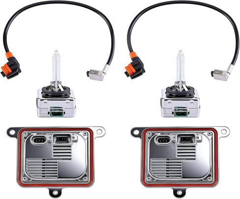 2pcs Hid He-He-Pallast W/D3S Bulb ، وحدة التحكم في الصابرة من Xenon الأمامية متوافقة مع Hyundai لـ Land Rover Range Evoque لـ Jaguar لـ XF XFR للتركيز 2011-2014 in Saudi Arabia