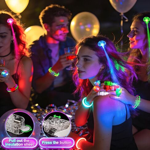 120 PCS Glow In The Dark Party Supplies, Light Up Glasses, Led Glasses, Glow In The Dark Glasses, Glow Party Supplies, Neon Party Glasses for Glow Party, Wedding, Birthday, New Year, Rave, Carnival in Kuwait