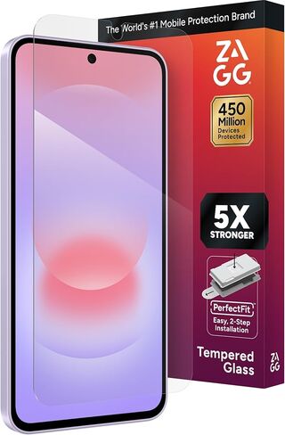 واقي شاشة ZAGG InvisibleShield Glass Elite لهاتف Samsung Galaxy S23 FE - أقوى بمقدار 5 مرات مع حواف معززة، وسطح مقاوم للخدش والتلطخ، وسهل التركيب in Kuwait