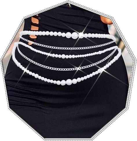cosydays bear chain belts Silver Body Weist Jewelry for Women in Saudi Arabia