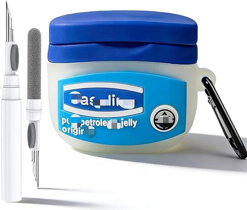 Cute Shark Case for Airpods Pro/Pro 2 Gen Cases 2023/2022/2019, Funny 3D Cartoon Kawaii Cool Cover with Cleaning Kit & Keychain for Apple Airpod Pro 2nd/1st Generation for Boys Girls Kids Teen, Shark in Kuwait