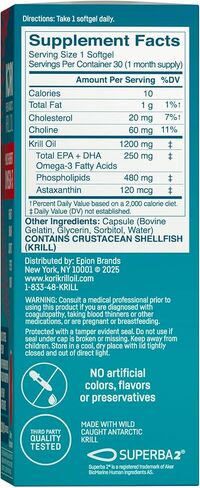 ملحق كوري كريل زيت أوميغا 3 ، زيت كريل في أنتاركتيكا مع امتصاص فائق مقابل بديل زيت السمك ، 400 ملغ ناعمة ، 90 ناعمة ، EPA و DHA in Kuwait