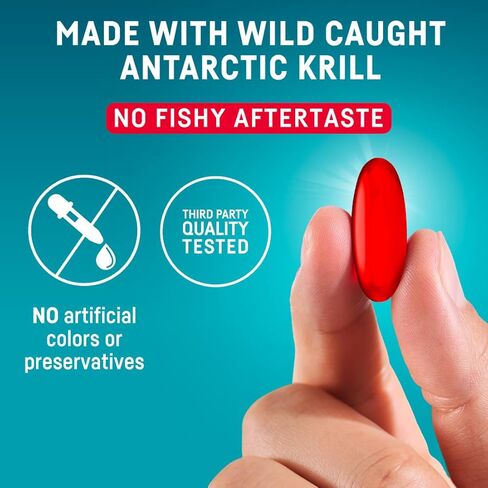 ملحق كوري كريل زيت أوميغا 3 ، زيت كريل في أنتاركتيكا مع امتصاص فائق مقابل بديل زيت السمك ، 400 ملغ ناعمة ، 90 ناعمة ، EPA و DHA in Kuwait