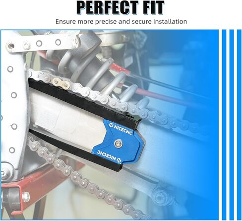 Chain Protector Slider Guide Swingarm Auminum Compatible with Yamaha Raptor 700 YFM700 2013 2015 2016 2017 2018 2019 2020-2024, Raptor 700 YFM700R 2006 2007 2008 2014, See Fitments Black in Kuwait