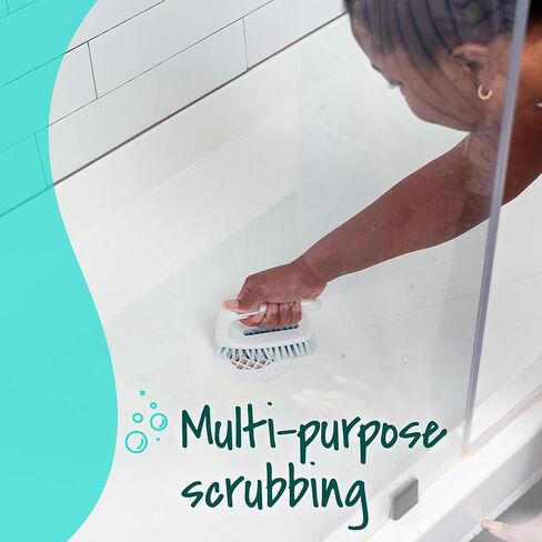 Scotch-Brite All Purpose Brush, For Tile Floors and Walls, Shower Doors, Tubs, Bathroom Fixtures, and More, 6 Count in Kuwait