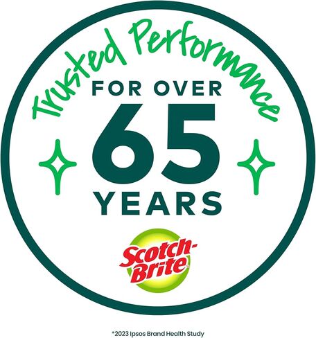 Scotch-Brite All Purpose Brush, For Tile Floors and Walls, Shower Doors, Tubs, Bathroom Fixtures, and More, 6 Count in Kuwait