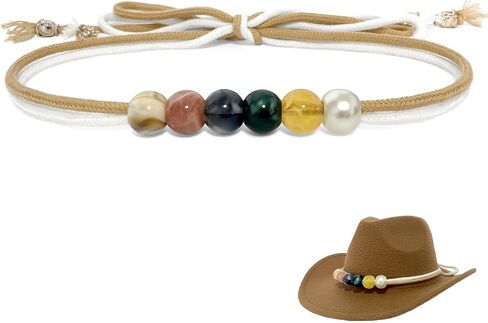 Cowboy Hat Bands for Men Women, Leather Hatbands Belt for Cowboy/Western/Fedora/Cowgirl Hats Multicolor in Saudi Arabia