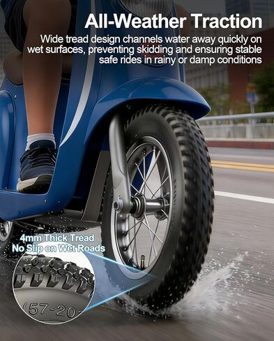 GYL (57-103) 12.5x2.25 Tire & Tube Set,12 1/2x2 1/4 Tire for Razor Pocket Electric Scooters Mod,Schwinn, GT, IZIP, eZip in Kuwait