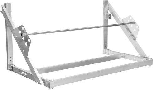 Extreme Max 5001.6461 Wall-Mount Aluminum Fold-Up Tire Rack for Race Trailer, Garage, Shop, Enclosed Trailer, Toy Hauler - 4', Black in Saudi Arabia