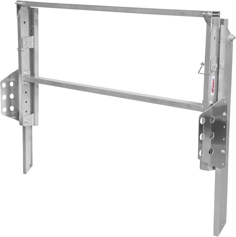 Extreme Max 5001.6461 Wall-Mount Aluminum Fold-Up Tire Rack for Race Trailer, Garage, Shop, Enclosed Trailer, Toy Hauler - 4', Black in Saudi Arabia
