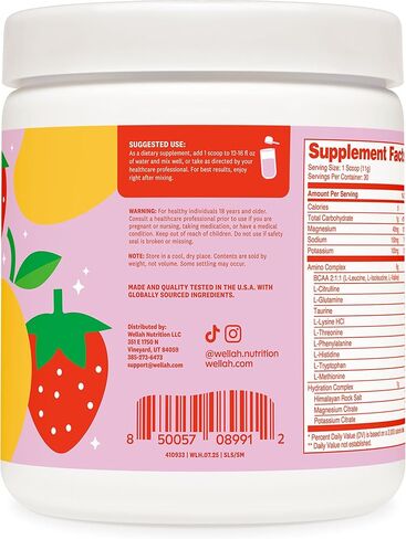 So Long Soreness BCAA Powder (Pina Colada Flavored) 30 Servings - with Hydration Complex in Kuwait