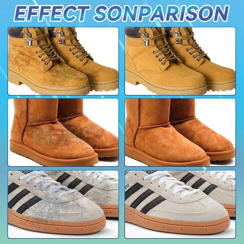 نظافة الأحذية ، منظف الأحذية من جلد الغزال يزيل الأوساخ والبقع ، مجموعة تنظيف الأحذية 6.76 أوقية مع فرشاة ومنشفة ، أعمال منظف حذاء رياضة على الجلد ، متماسكة ، أحذية ، قماش ، جلد الغزال ، PU ، النسيج in Kuwait