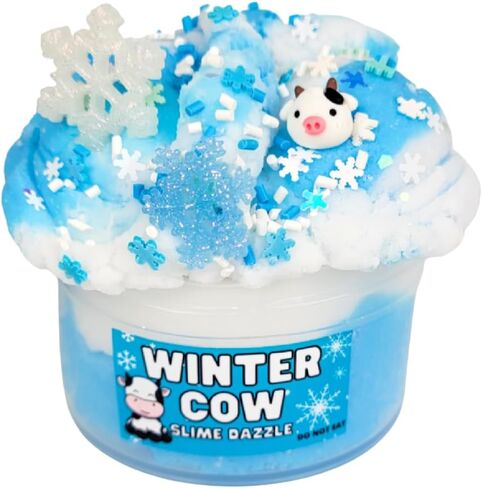 سلايم وينتر كاو كلاود سلايم مصنوع في الولايات المتحدة الأمريكية سلايم دريزلي، سلايم معطر كهدية ممتعة ومريحة in Kuwait