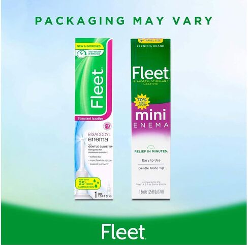 Fleet Laxative Bisacodyl Enema, 1.25 fl oz (Pack of 10) in Saudi Arabia