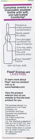 Fleet Laxative Bisacodyl Enema, 1.25 fl oz (Pack of 10) in Saudi Arabia