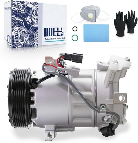 Automotive Air Conditioning Compressor Compatible with 2013 2014 2015 2016 2017 2018 2019 Nissan Sentra 1.8L, 2014 2015 Tsuru 1.6L, 13 14 15 16 17 AC Compressor 926003SH0A 926003SH1A CO 4940 in Kuwait