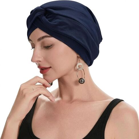 ZLYC Chemo Headwear Pre Tied Turban Headwrap Lightweight Beanie Hat for Women in Kuwait