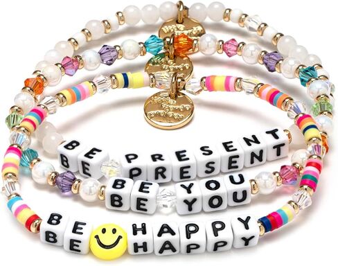 Ride or Die Bracelet, The Original Word Bracelet, Made with Colorful Beads and Plated Brass Hardware, Handcrafted Design & Positive Message, Size XS in Saudi Arabia