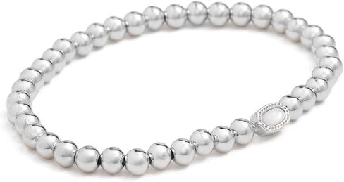 Kendra Scott Mini Elaina Stretch Bracelet in Gold with Agate Beads in Saudi Arabia
