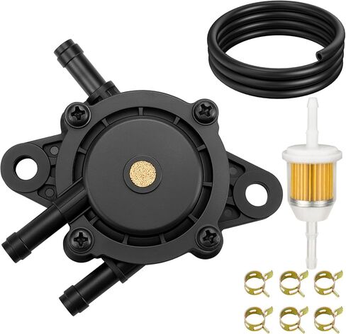 Fuel Pump for Kohler 17HP-25 HP Briggs and Stratton Small Engine, Vacuum Fuel Pump with Fuel Filter for John Deere Cub Cadet Lawn Mower Tractor in Kuwait