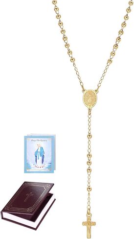 Supcare Rosary for Men Women Catholic Necklace Rosary Beads,Customized (with Gift Packing) in Kuwait