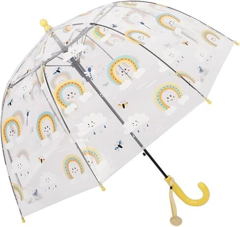 Clear Bubble Umbrellas for Rain,Transparent Dome Safety Windproof Umbrella with Easy-Grip Hook Handle for Christmas Gift in Saudi Arabia