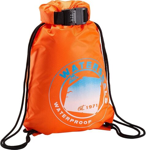 WaterSeals Anti-Theft Drawstring Backpack, Orange, One Size in Kuwait