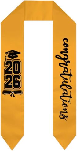 Graduation Stole Class of 2025,Senior 2025 Graduation Sash Scarf,Gift for Graduation's Day in Kuwait