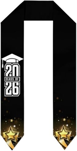 Graduation Stole Class of 2025,Senior 2025 Graduation Sash Scarf,Gift for Graduation's Day in Saudi Arabia
