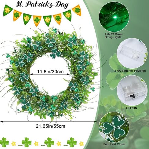 22" Lavender Wreath Spring Wreaths for Front Door Purple Flower Wreath with Green Leaves Farmhouse Wreath for Home Wall Window Porch Summer Garden Decor in Kuwait