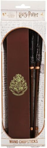 Paladone Harry Potter Wand Chopsticks in Box | Includes 2 Chopsticks & Storage Case | Practical & Magical Harry Potter Dinnerware Gift For Fans in Kuwait