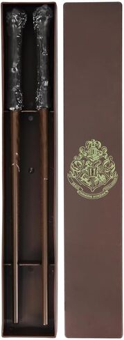 Paladone Harry Potter Wand Chopsticks in Box | Includes 2 Chopsticks & Storage Case | Practical & Magical Harry Potter Dinnerware Gift For Fans in Kuwait