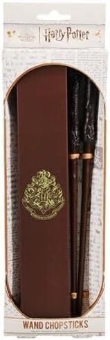 Paladone Harry Potter Wand Chopsticks in Box | Includes 2 Chopsticks & Storage Case | Practical & Magical Harry Potter Dinnerware Gift For Fans in Kuwait
